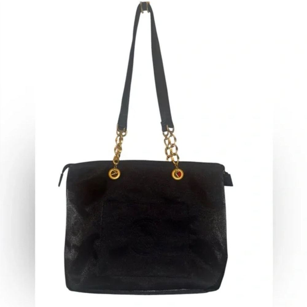 House of CB Luxury Black and Gold Shoulder Bag